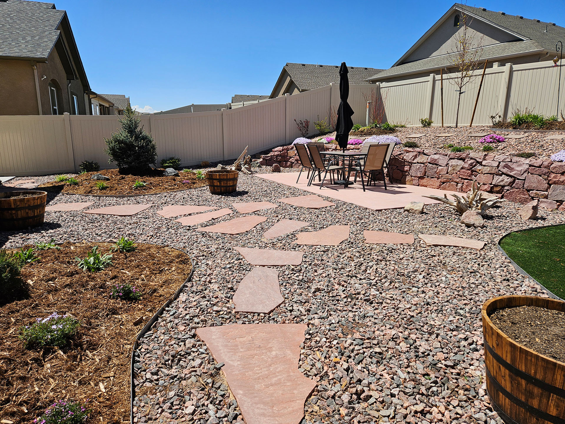 Outdoor living space contact image